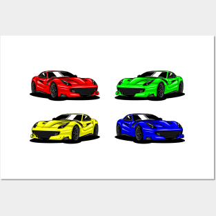 Ferrari F12 TDF Italy Posters and Art